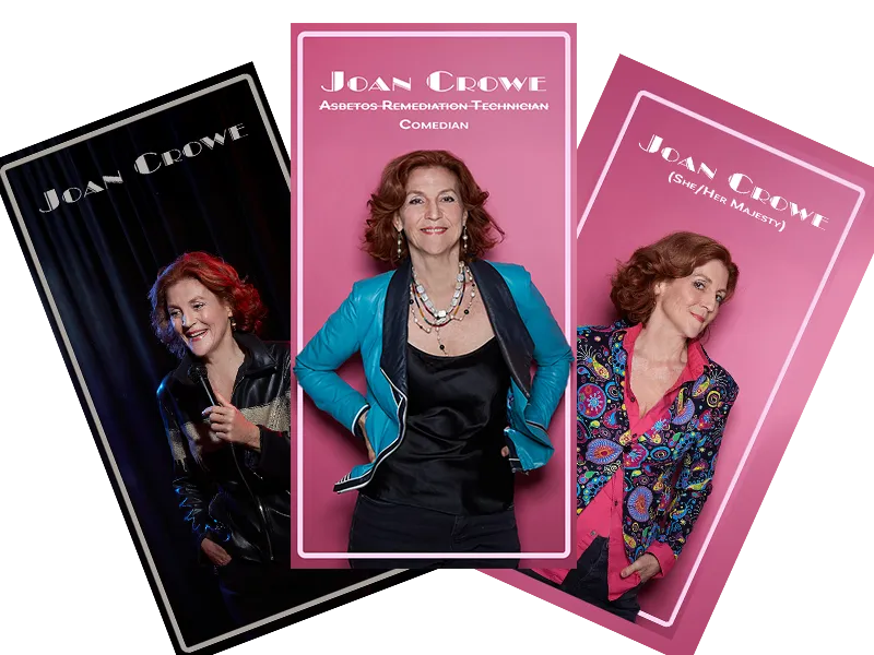 Joan Crowe brand collage